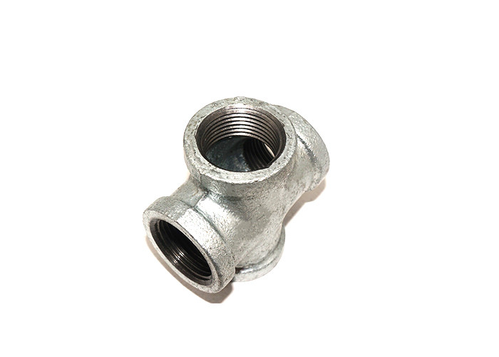 Banded Equal Black Natural Gas Pipe Fittings , Metal Pipe Accessories 1.6Mpa