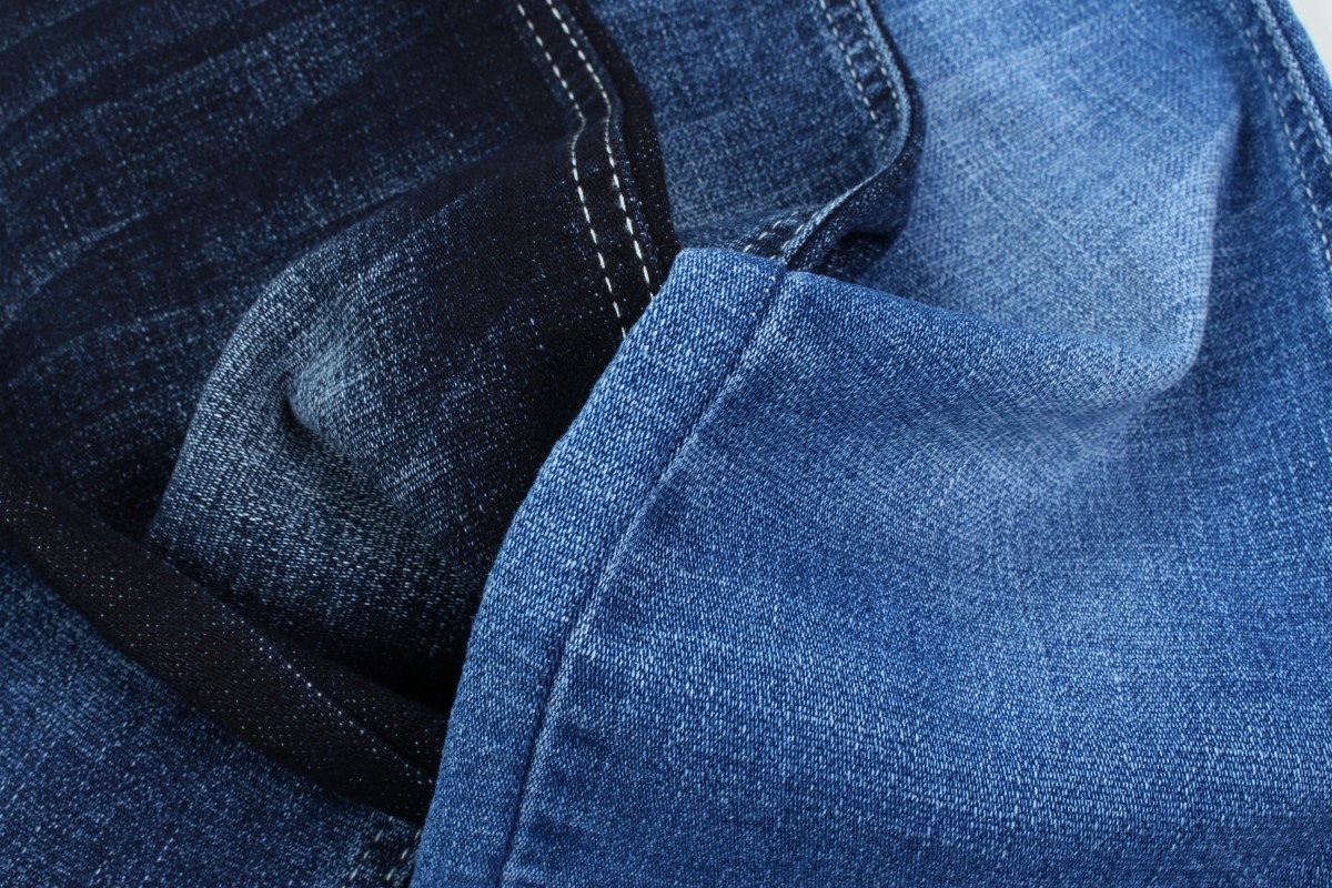 10.5 Oz Special Weaving With Crosshatch Slub Denim Fabric For Jeans