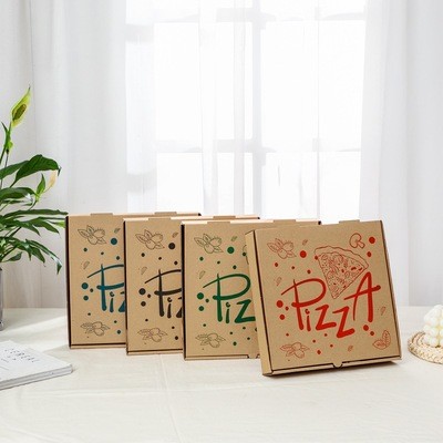 ISO9000 Grease Resistant Pizza Takeaway Boxes Corrugated Board