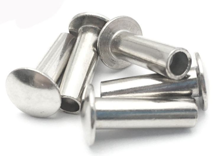 Bright SUS304 / SUS316 Stainless Steel Flat Head Rivet GB871