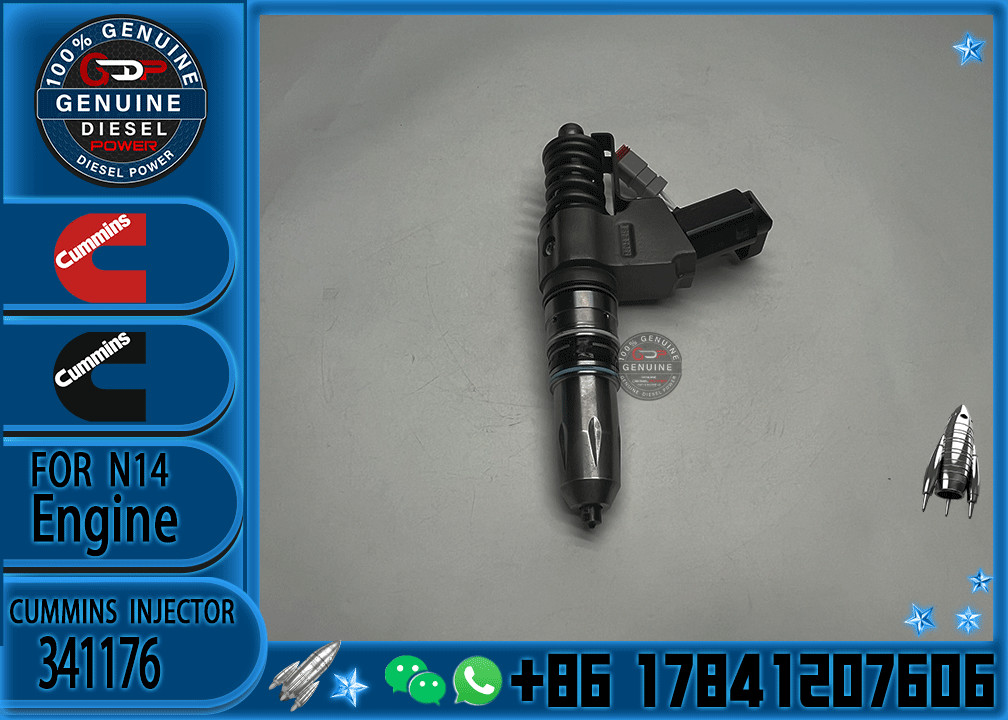 Common Rail Fuel Injector 3407776 3087807 3411385 341176 3409975 For Cummins QSN14 N14 Engine