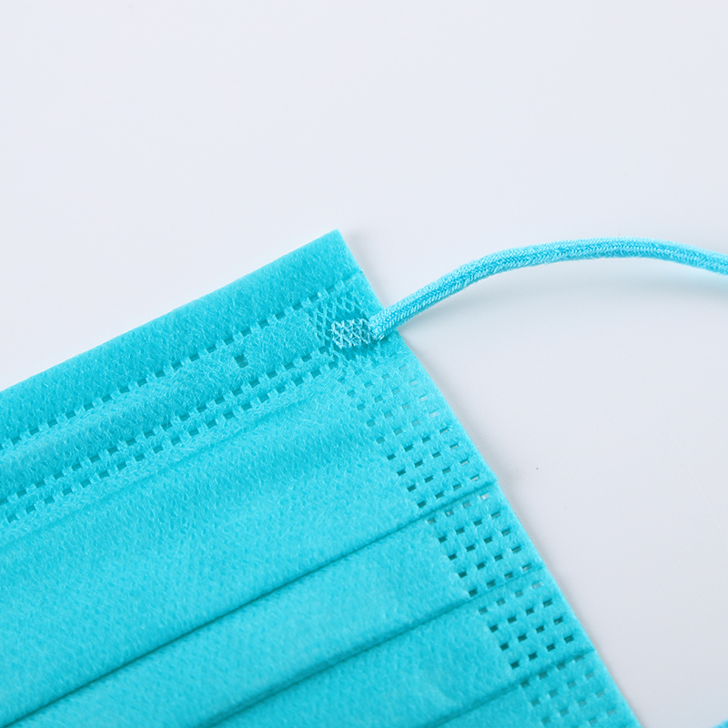 Green Disposable Mouth Mask 4 Ply Disposable Earloop Face Mask