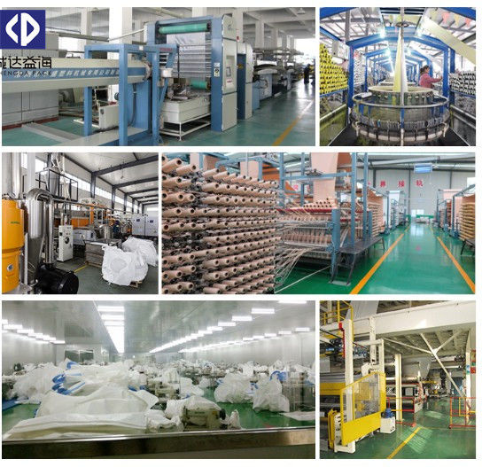 1 Ton PP Bulk Bags , Polypropylene Woven Big Bag With Top Ruffle Skirt
