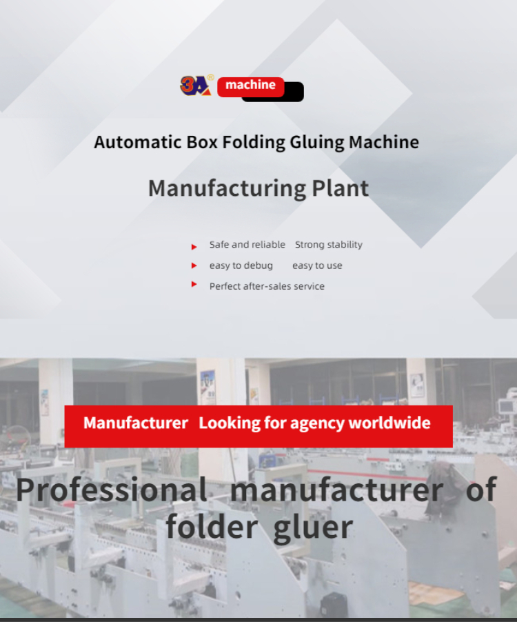 Box Unfolded Widest Paper Size 600mm Automatic Box Folding Gluing Machine Folder Gluer