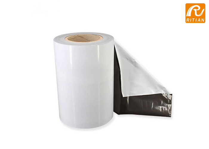 Black White Protective Film , Clear Plastic Protective Film 30 ~ 1240mm Width