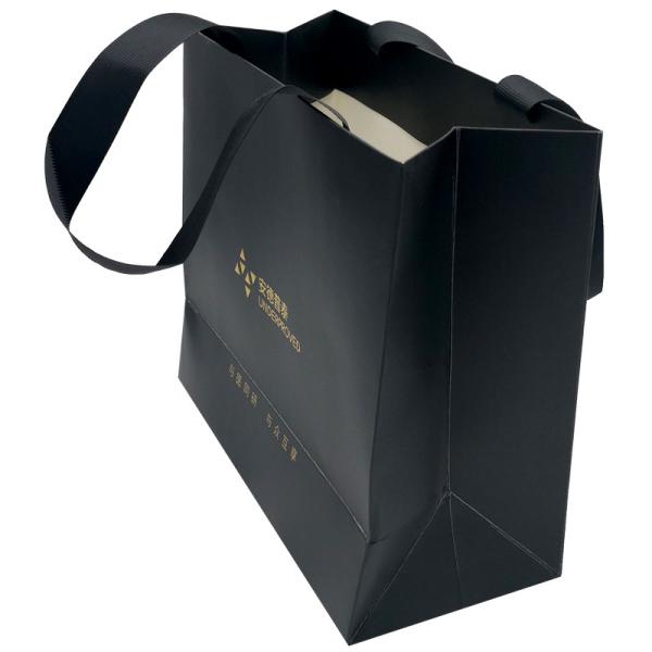 Offset Embossing Printed Paper Bags 157gram Hot Foil Stamping