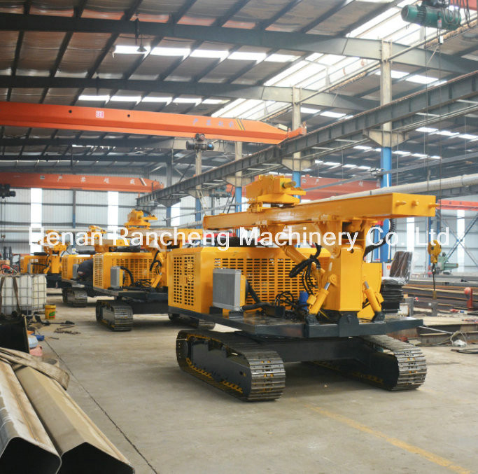 RC240Y Solar Pile Driver 85KW Yuchai 4 Cylinders 20 - 100m Bore Depth 600mm Bore Dia