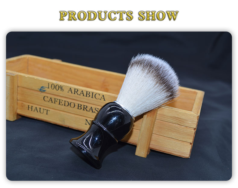A Classic Black Customized Color Brush for Men Abeis Designer Travel Shaving Brush 2021