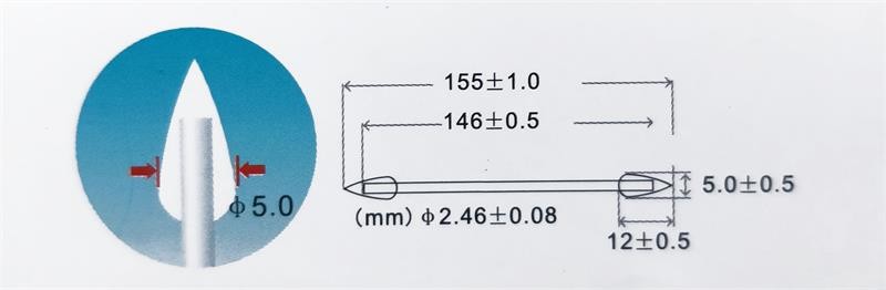 Long Handle Cotton Swabs Cleanroom Consumables 6 Inch Standard Paper / Wood Handle