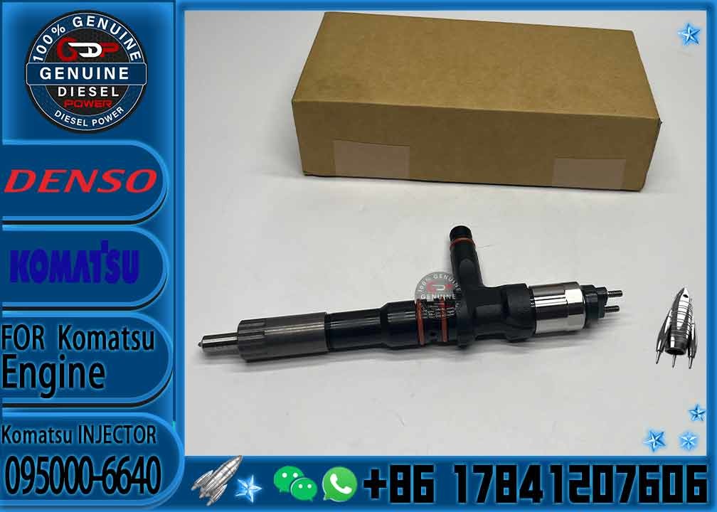 High Quality Common Rail Fuel Injector 095000-6640 0950006640 6251-11-3200 6251-11-3201 For KOMATSU SAA6D125E-5C/5D