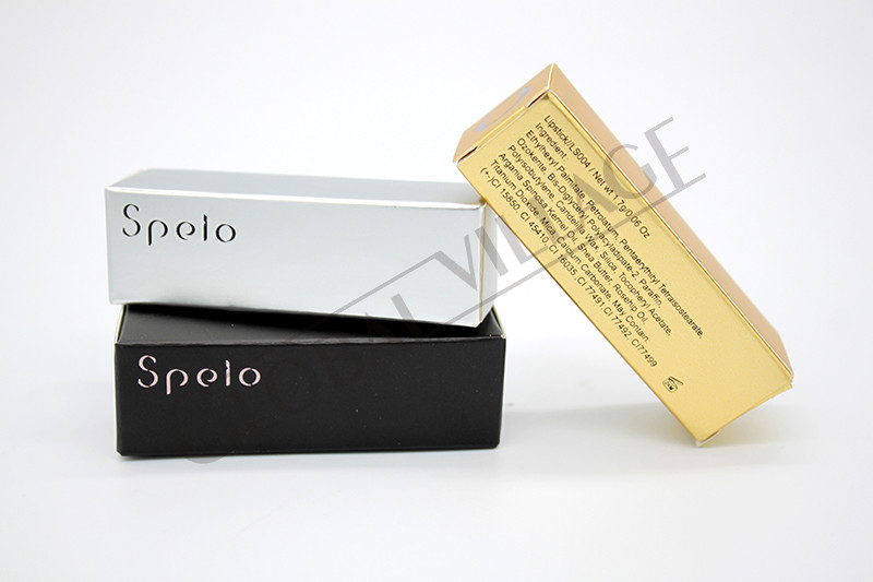 Metalized C1S C2S Paper Packaging Gift Box Collection Lipstick Paper Box