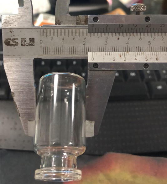 10ml FDA Clear Glass Pill Bottles With Airtight Rubber Stoppers