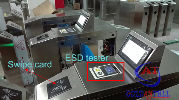 Passage optical Flap Barrier Gate , bi directional Bus half height turnstile sound Alarm