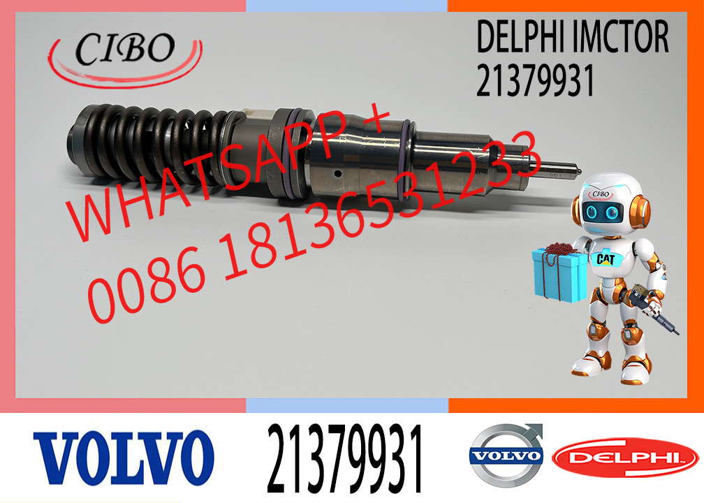REMAN BEBE4D27001 Truck Unit Injector 21379931 3801368 Fuel Injector