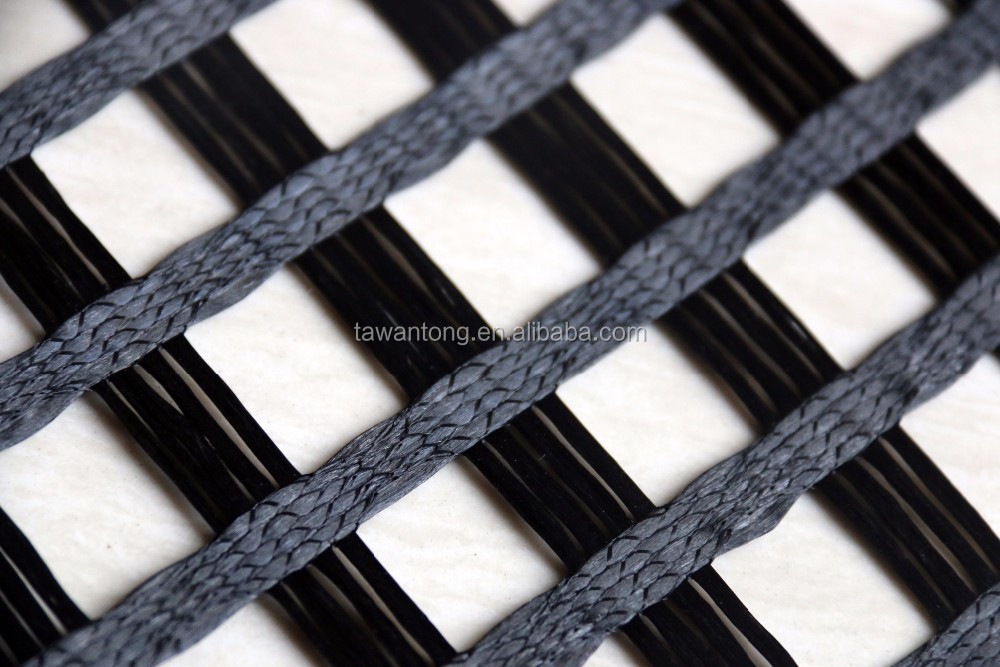 Sturdy PET Biaxial Geogrid for Basal Embankments and Soil Slope Walls Reinforcement