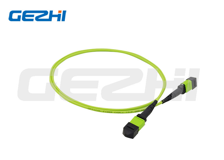 LC OM3 8f MPO Fiber Optic Patch Cord FTTX MPO Patch Cable