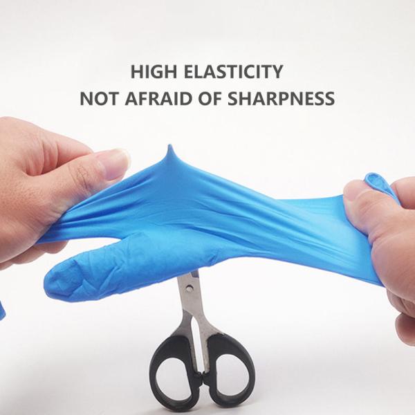 Medical Grade Thickened Nitrile Examination Gloves - CE Certified for Superior Protection and Durability
