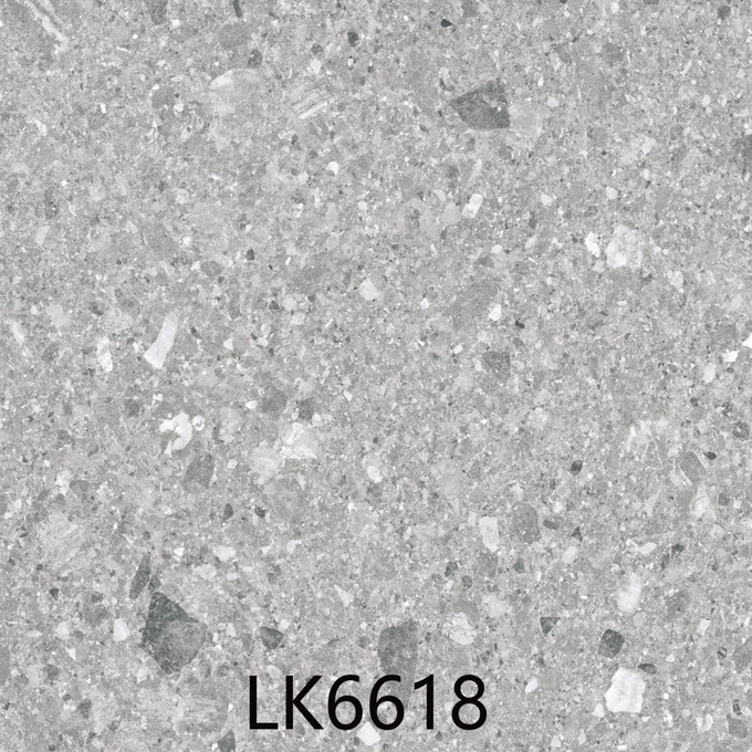 Water-Proof Terrazzo Tile And White Interior Wall 60x60cm Porcelain Full Body Tiles For Office Decoration