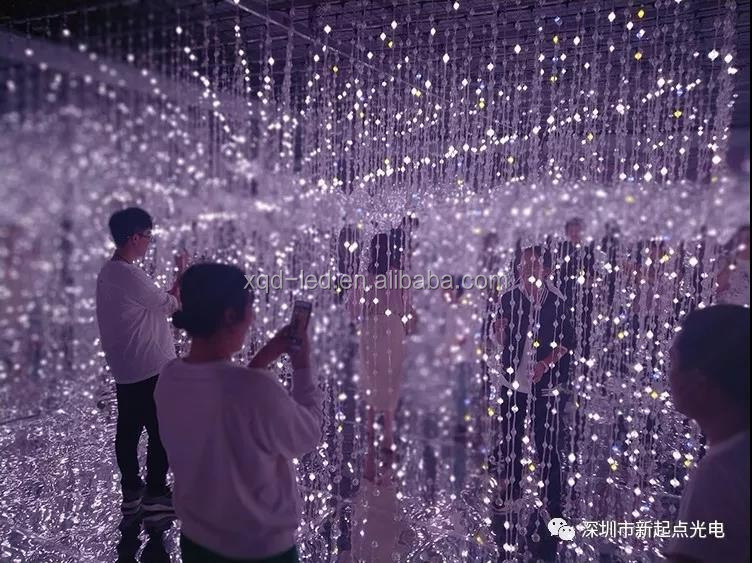 3D LED Pixel String Lights DMX Control DC12V Waterproof 3D Pineapple Lamp