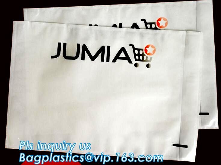 TNT DHL shipping packing list document envelopes, packing list padded envelope, tamper proof express use plastic packing
