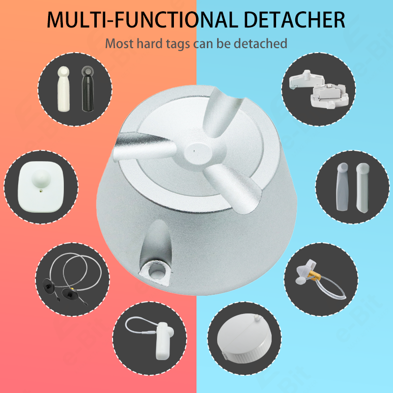 Magnet EAS Hard Tag Detacher Aluminum Alloy Housing 5800Gs Security Tag Remover