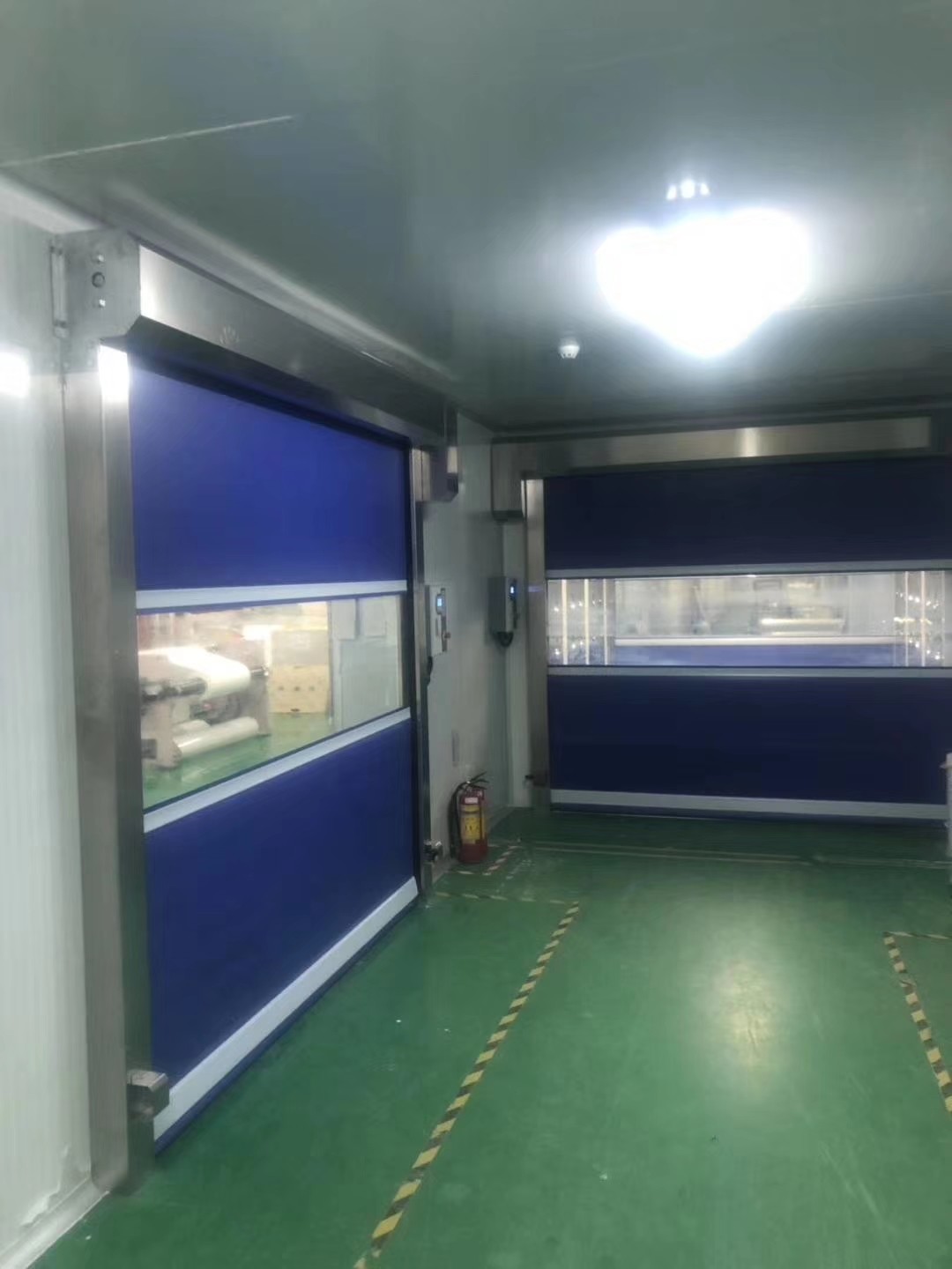 High Performance PVC Fabric Rolling Up Door Rapid Automatic