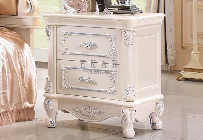 Antique Bedside Table Wood Night Stand