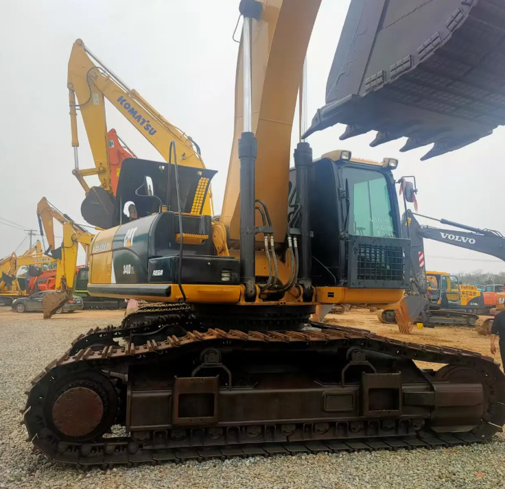 Original CAT 340D Used Excavators 40 Ton Heavy Construction Mining Digger Machine