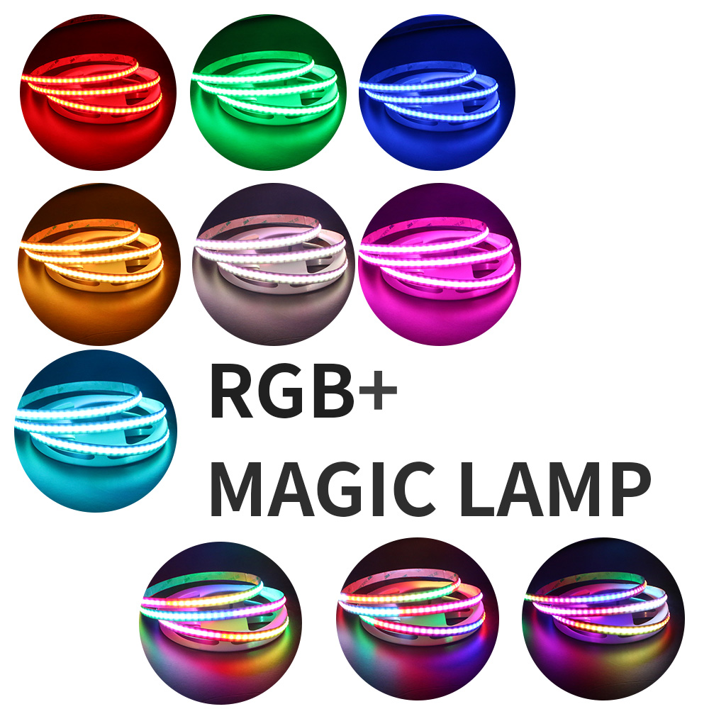 IP20 Multicolor LED COB Strip Light Flexible Soft 160LEDs/M For Home Decoration