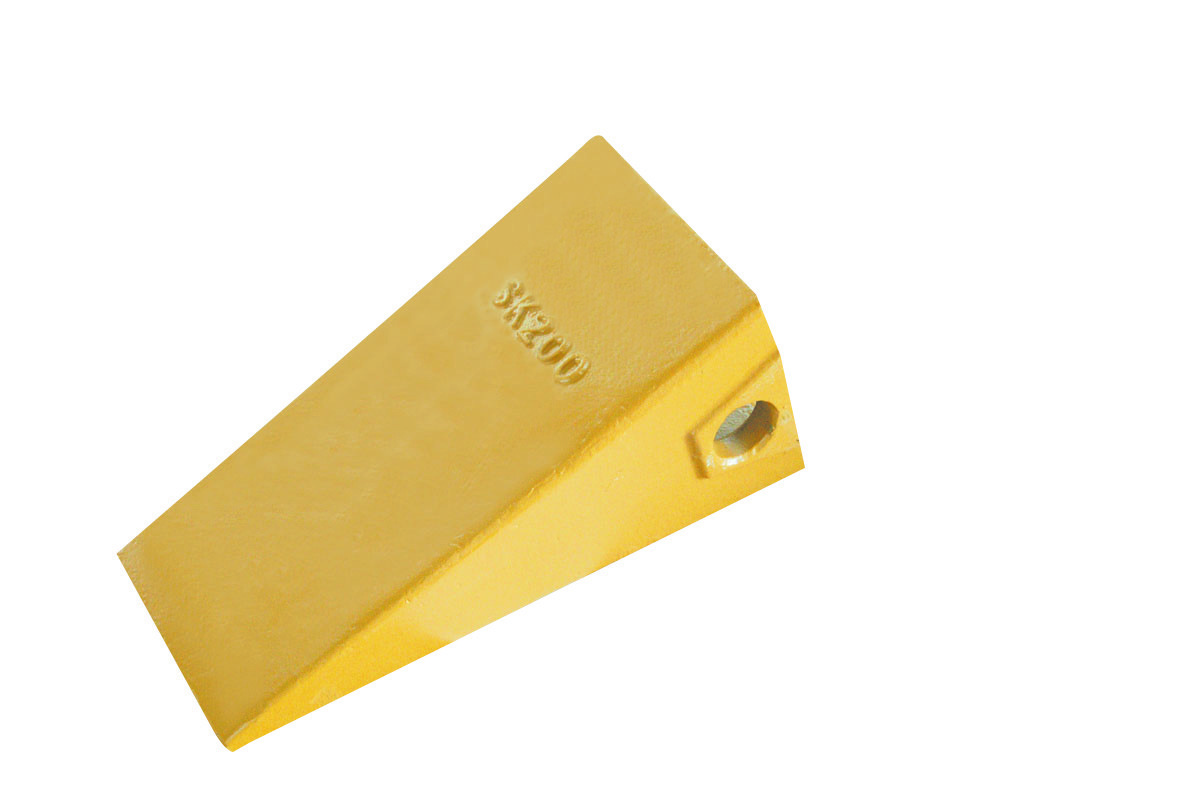 TIG brand factory Precision Casting Excavator Parts Bucket Tips For Kobleco Sk200 OEM Service