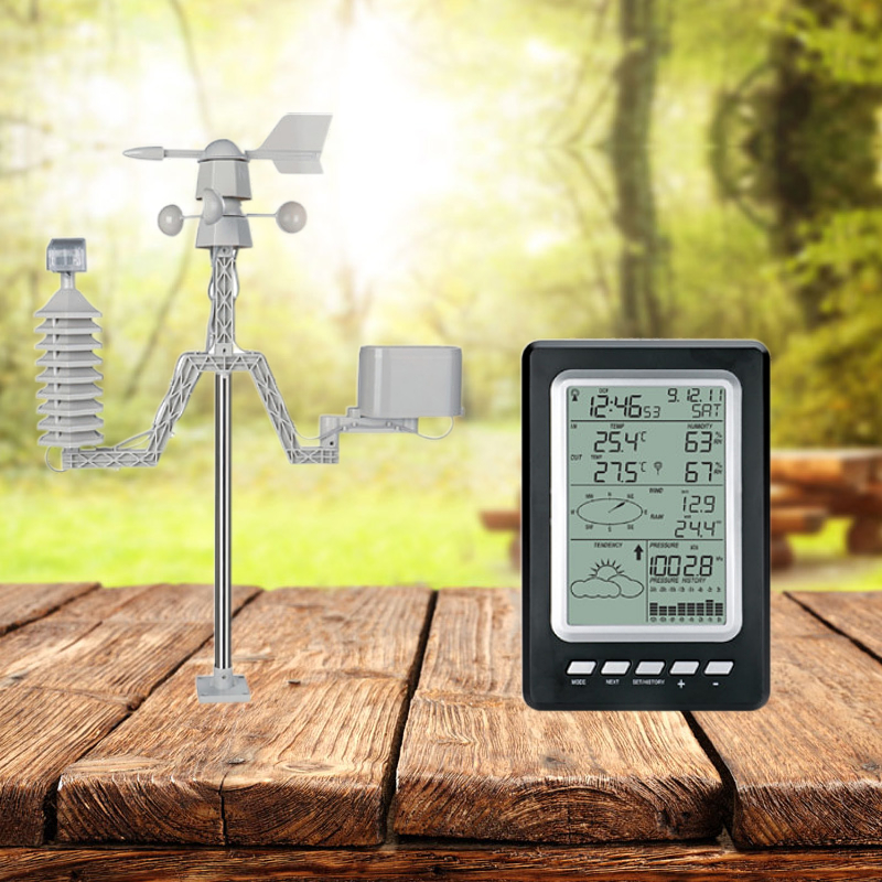 WS1030 Solar PV Station With Data Logger Automatic Wireless Professional Weather Station