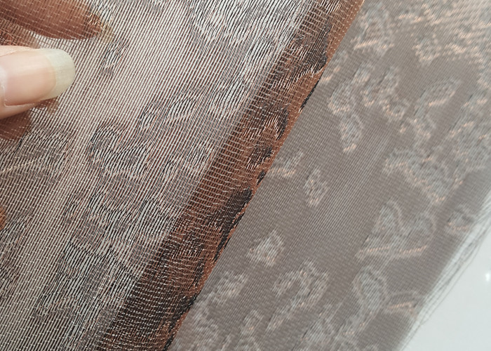 Silver Finished Interior Wire Mesh Copper Wires Laminated Glass