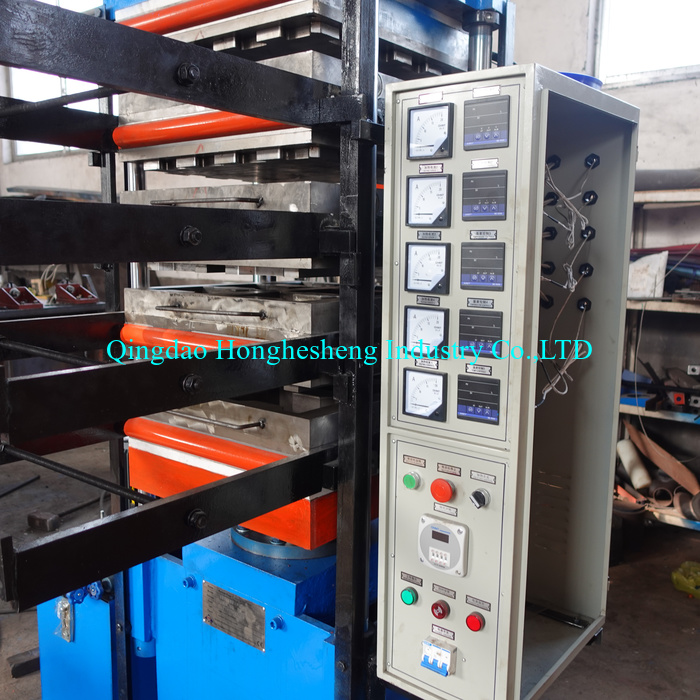 50t CE/ISO rubber tile paver making machine/rubber floor vulcanizing press machine