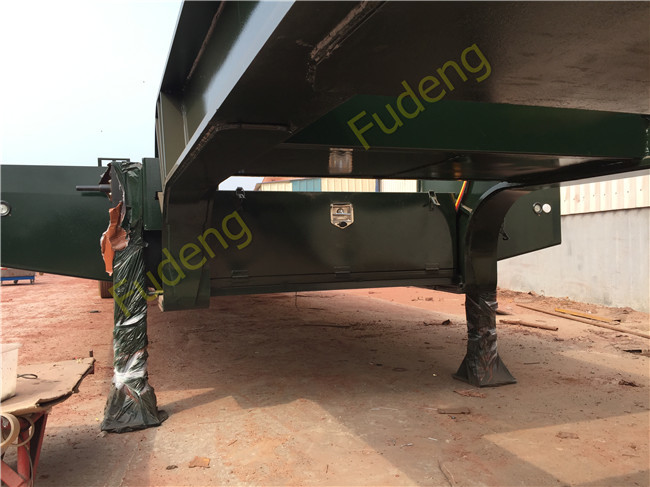 Low Bed Trailer , 3 axles 80T lowbed trailer , 4 axles 80T lowbed trailer
