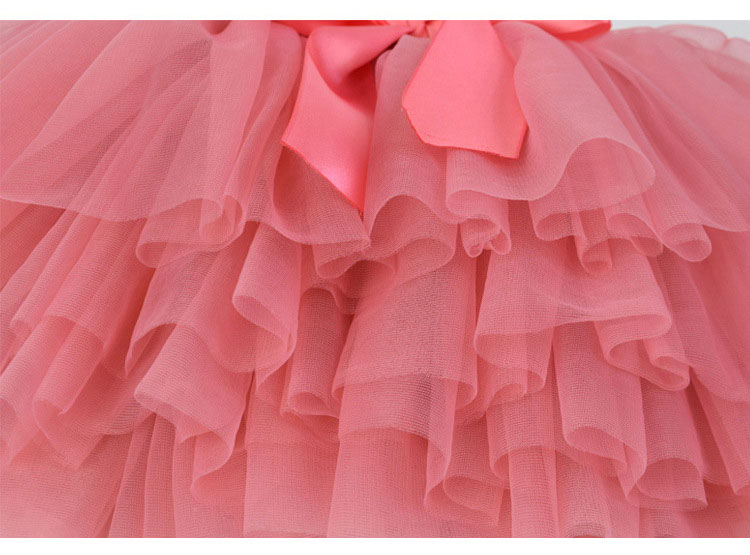 Polyester Infant Girls' Tulle Tutu Skirt Bloomers For Kids Baby Clothing