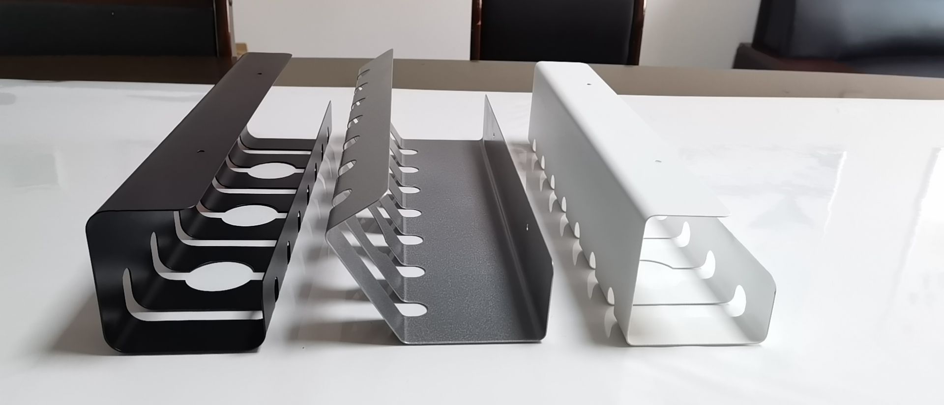 Stylish Cable Management Tray for Home Office Computer Desk Cable Hider in Living Room