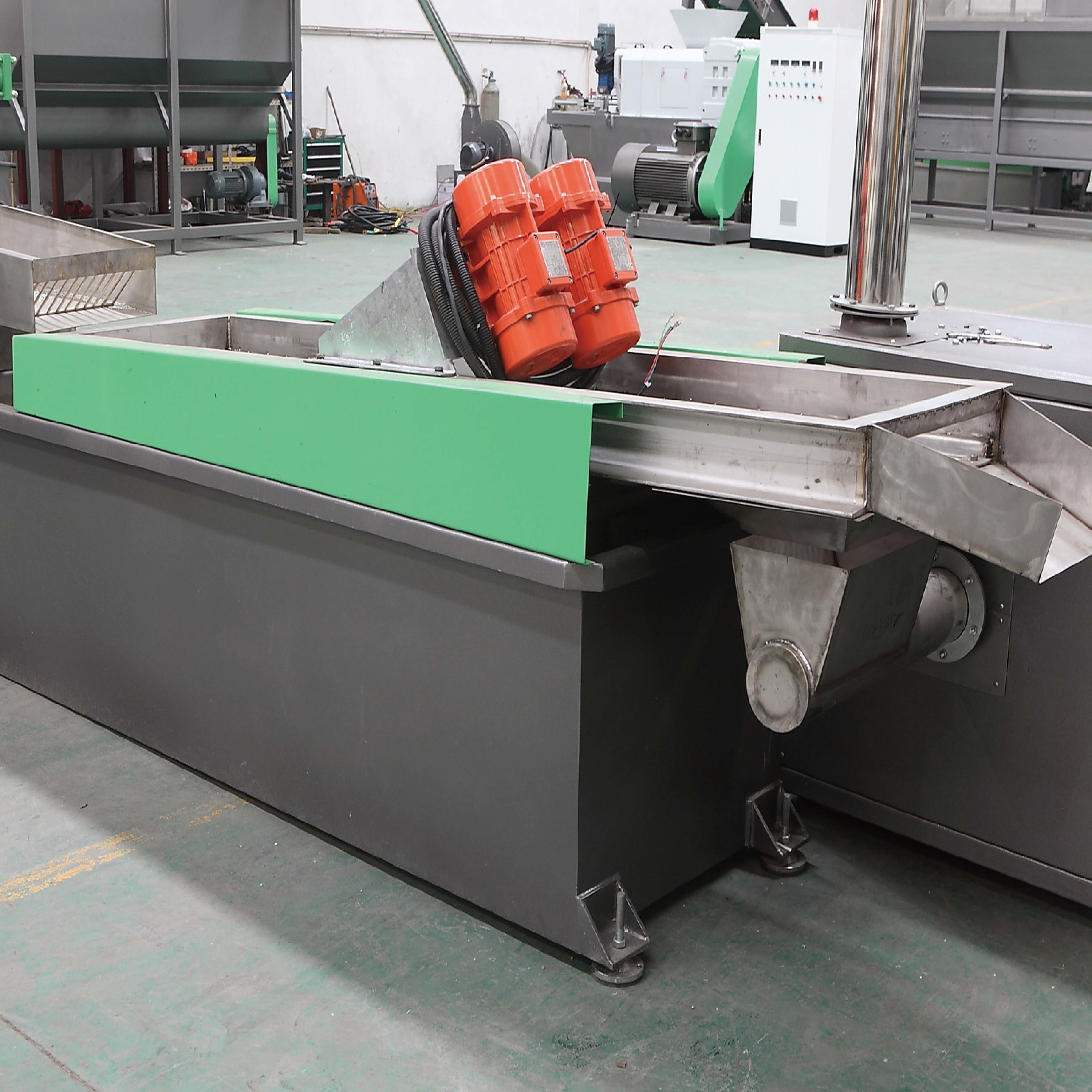 Automation Two Stage Compounding Extruder Pelletizing System For PP PE Pet Film