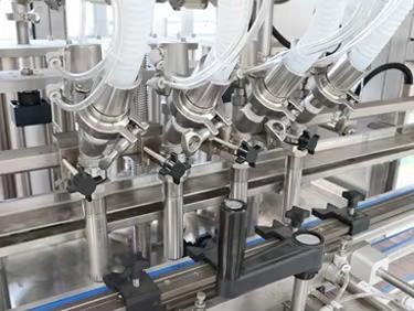 Full Automatic Linear Piston Bottle Filler for Syrup/Fruit Wine/Edible Oil Production