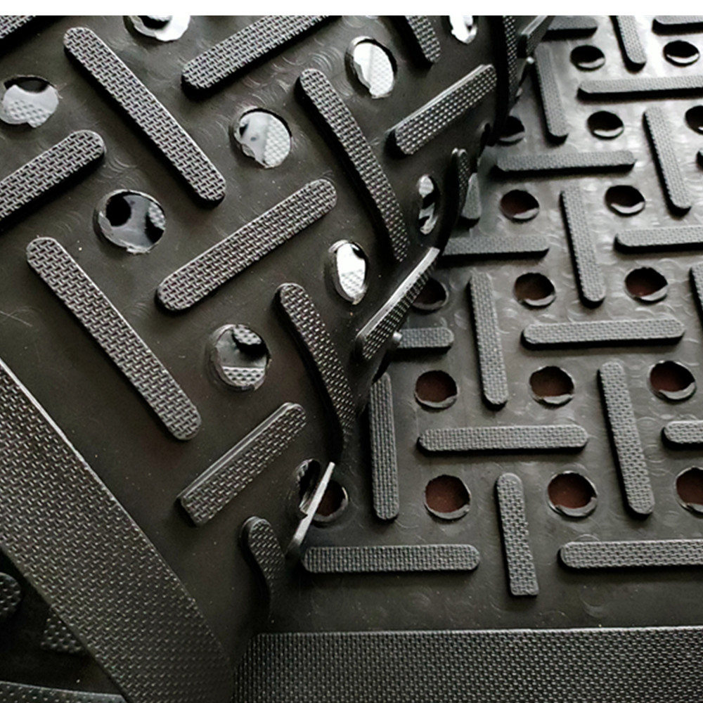 perforated rubber mat heavy duty rubber drainage mat with holes