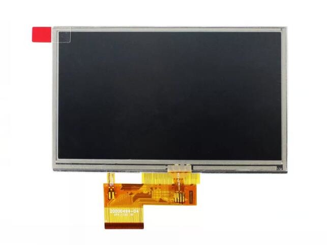 High Brightness TFT Display 67 Pins 5 Inch Lcd Display At050tn34 V.1 480x272