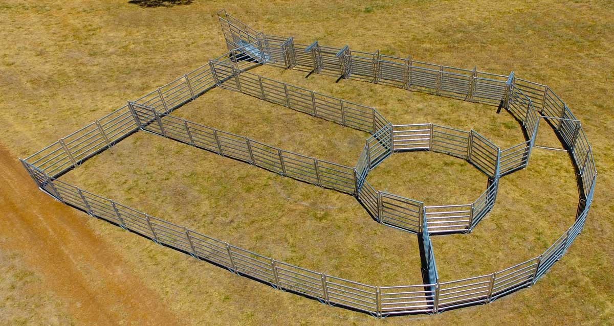 2019 galvanized Cattle yard Panels 1.8m x 2.1m x 1.6mm
