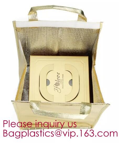 custom bulk waterproof large soft folding food delivery picnic lunch tote grocery cooler bag aluminum foil thermal bags