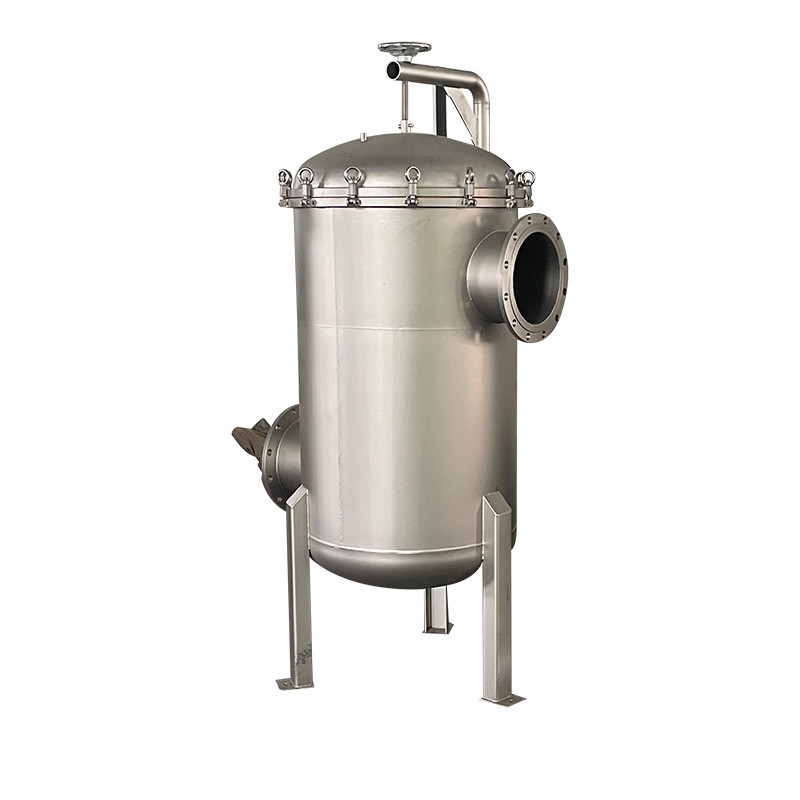 Liquid Purification 62KG Stainless Steel Bag Filter With Core Components