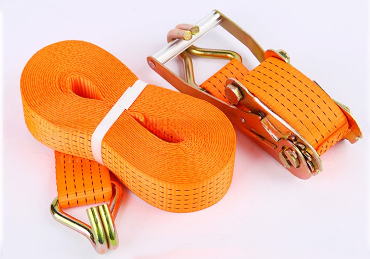 3-10m Length Double J Hook Polyester Retractable Wrench Set for Replace/Repair Purpose Tie Down Strap