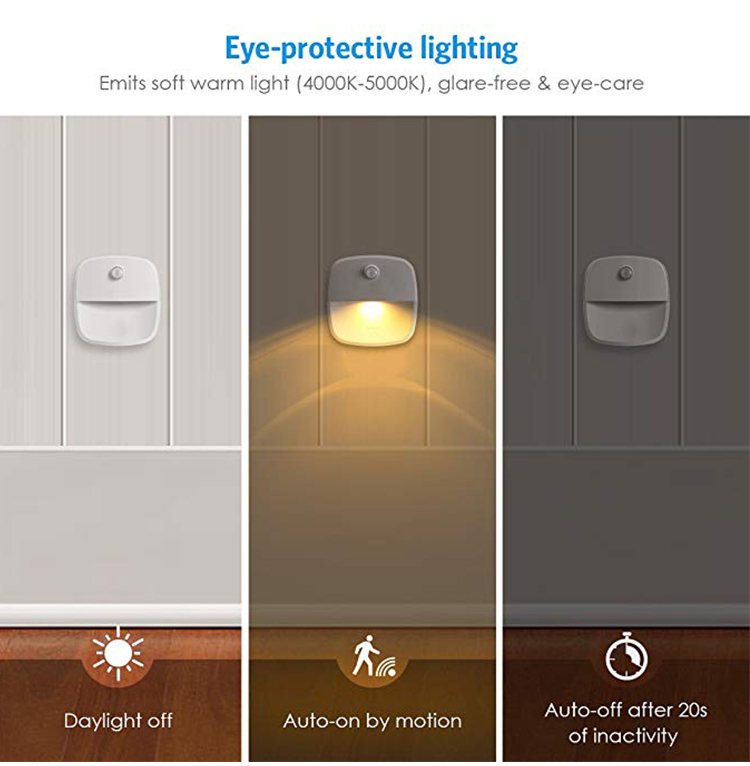 0.5W Stair Magnet Motion Sensor Wall Light Indoor Cordless Battery Powered