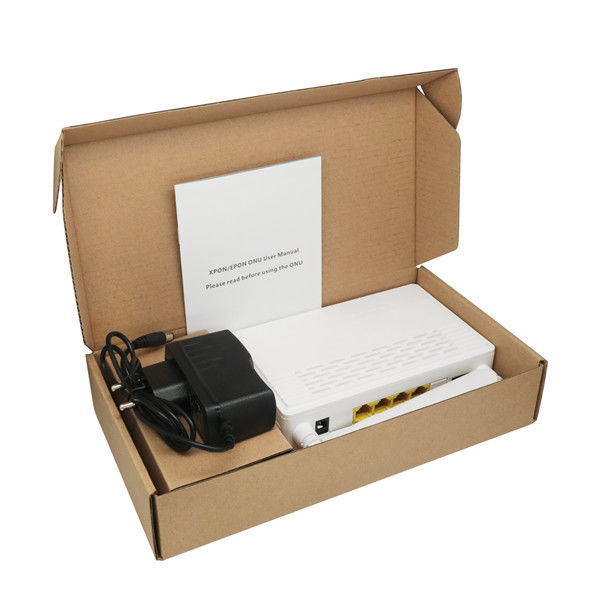 4 Port Wireless Wifi FTTH Onu 1Ge+3Fe+ Wifi Gepon Onu Compliant With IEEE802.11B/G/N
