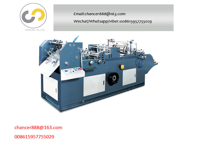 Automatic diamond type envelope making machine, pocket and wallet envelope making machine