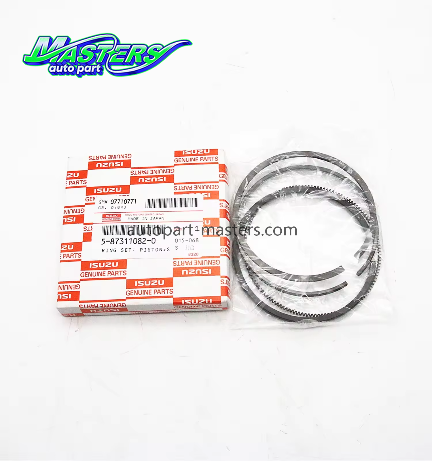 Masters Cylinder Liner Piston Ring 5873110820 For ISUZU NKR55 4JB1 4JA1 Engine