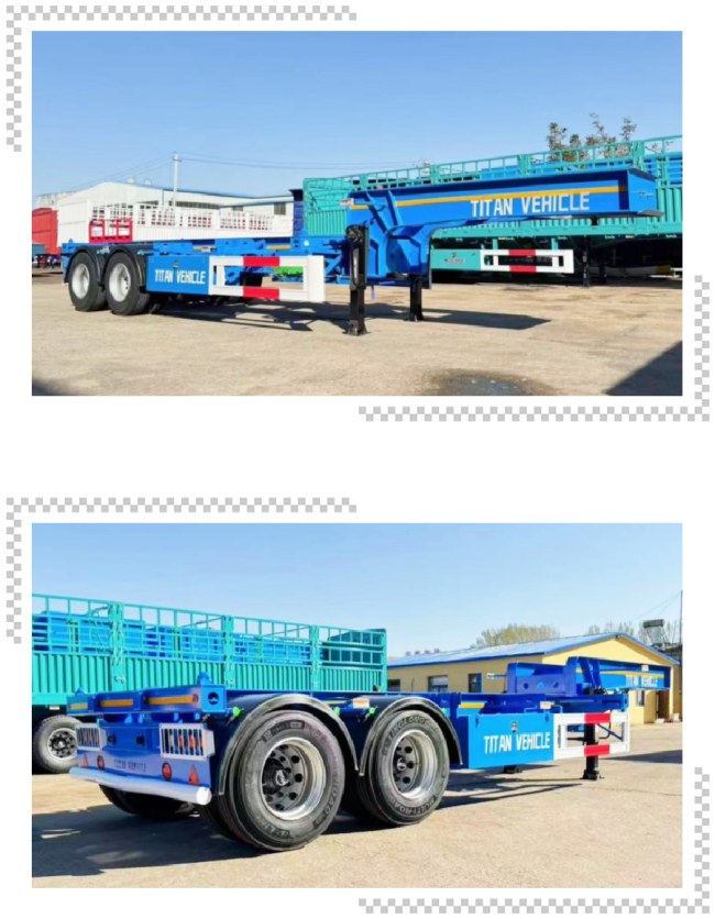 TITAN 2 Axle Gooseneck Container Trailer for Sale