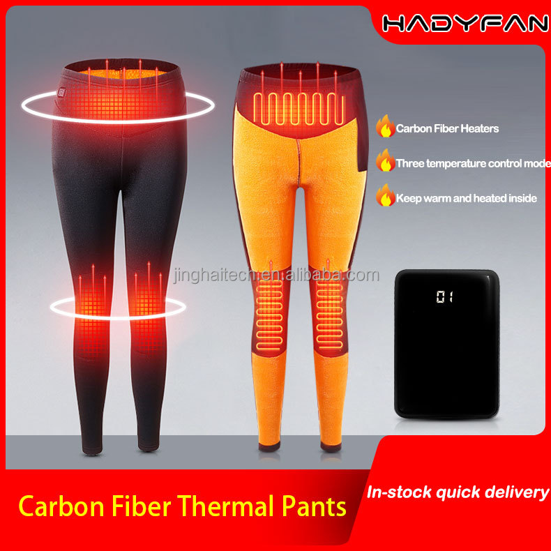 100% Cotton Rechargeable Heated Vest Pants Multifunctional Elastic Waist